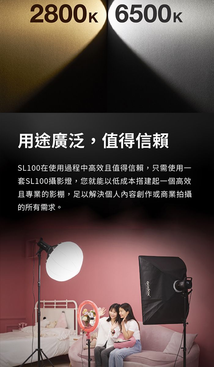 100W室內持續燈 商品補充圖片 5